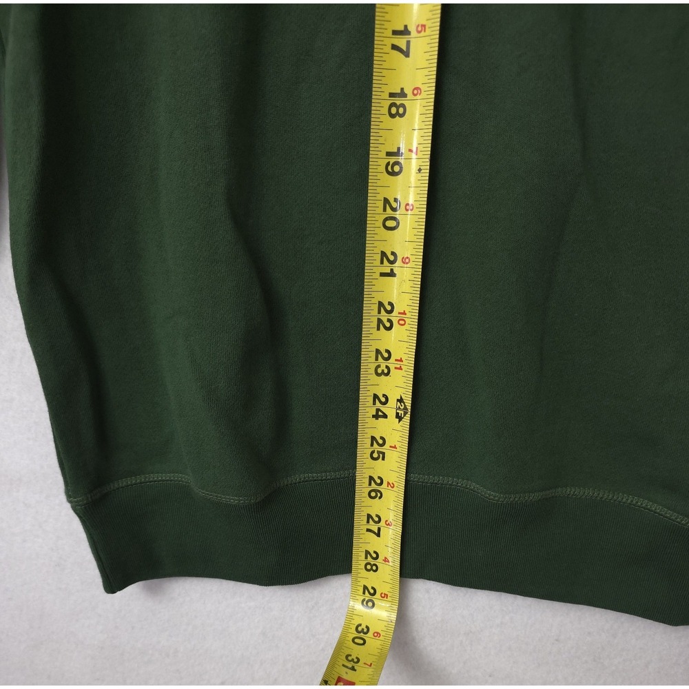 Deus Design Regular Fit Style Organic Cotton Hillside Green Size M Crew Sweater - Picture 4 of 8